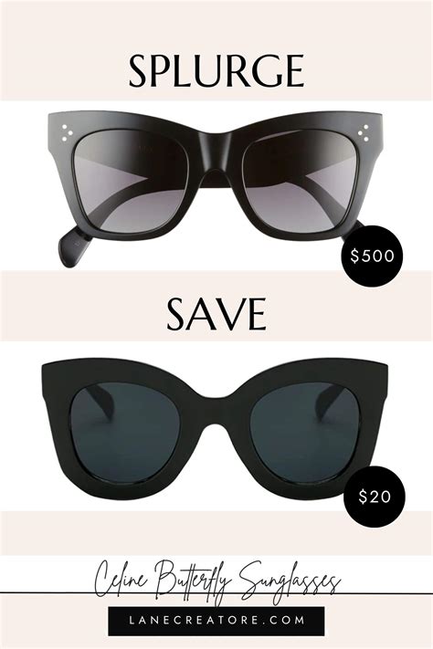 celine butterfly sunglasses dupe